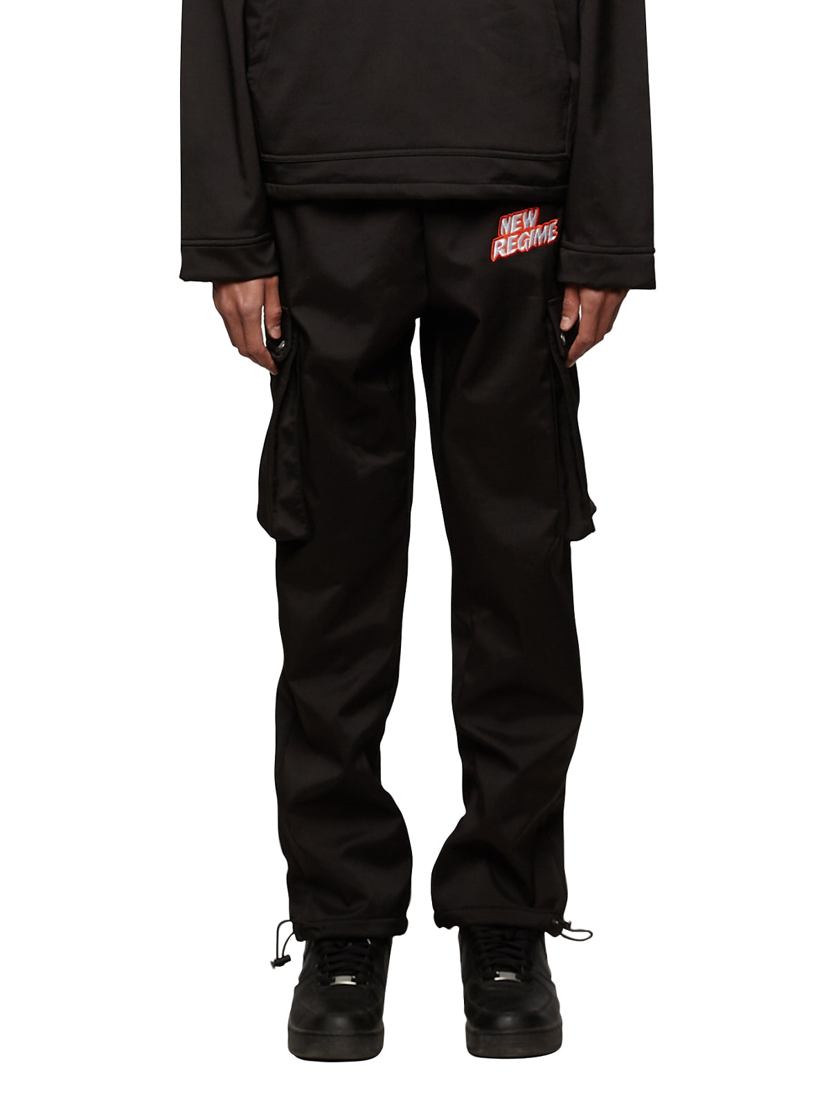 Fleece-Lined Logo Cargo Pants