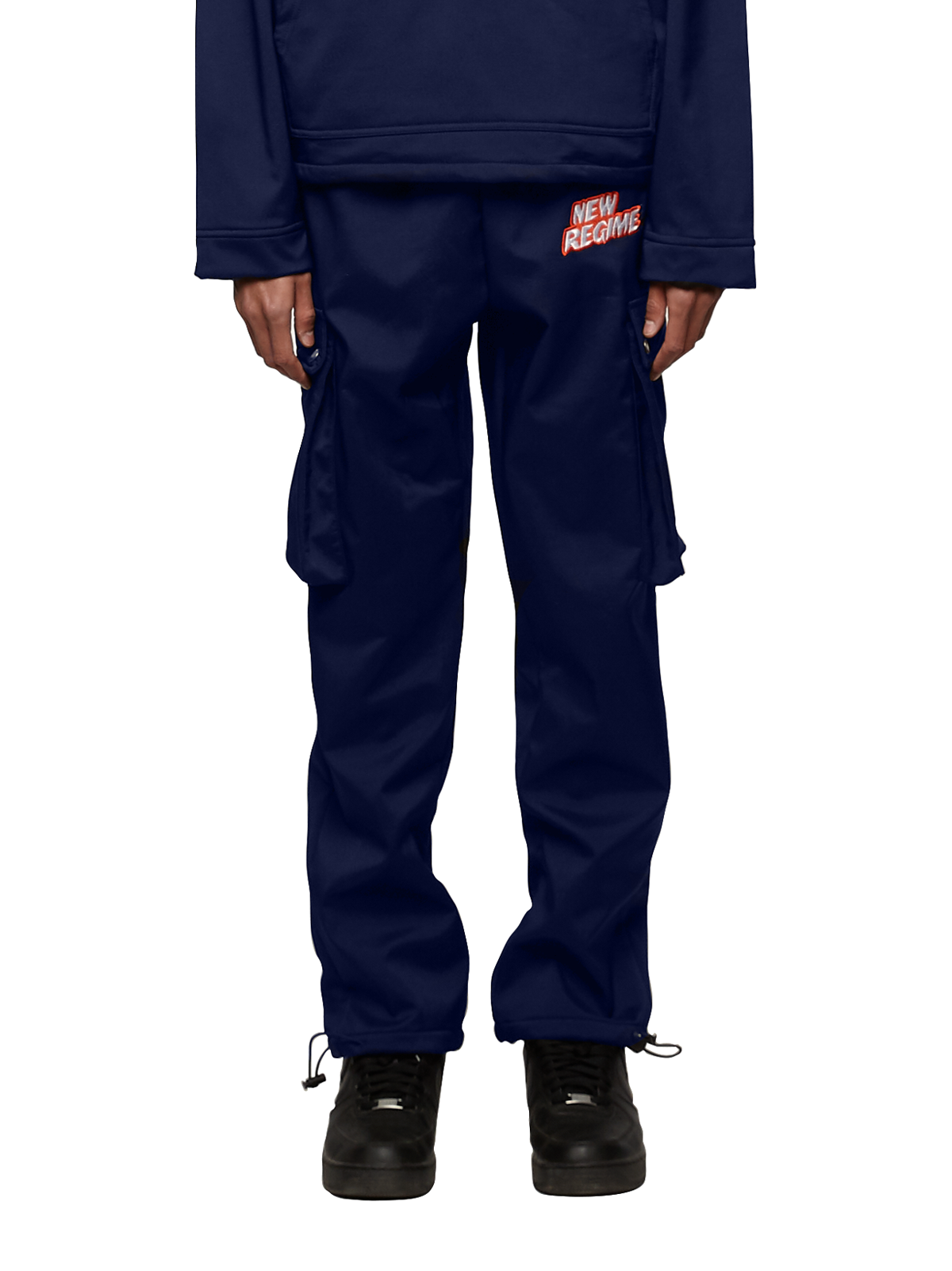 Fleece-Lined Logo Cargo Pants