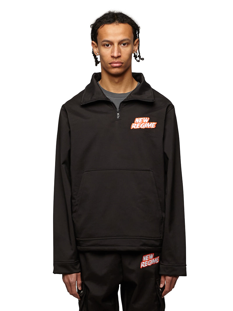 Fleece-Lined Logo Pullover