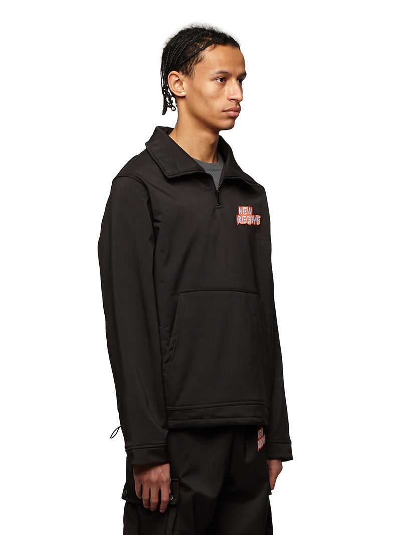 Fleece-Lined Logo Pullover