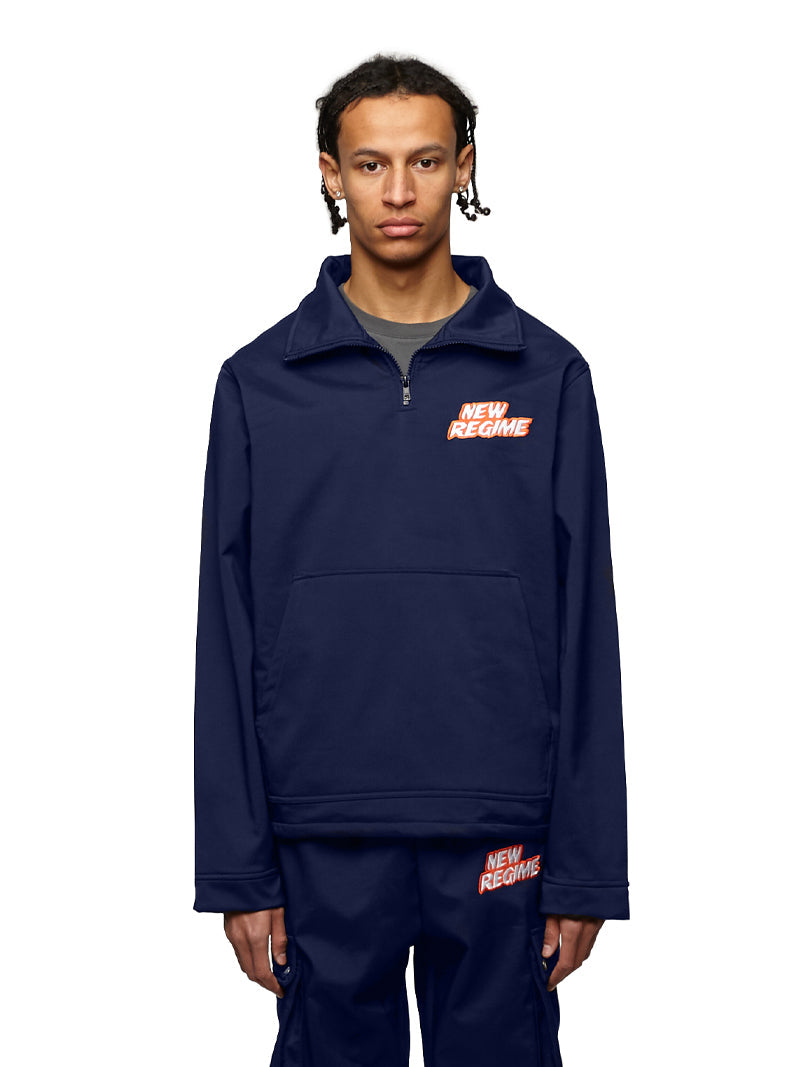 Fleece-Lined Logo Pullover