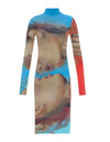 Self Incrimination Long Sleeve Dress