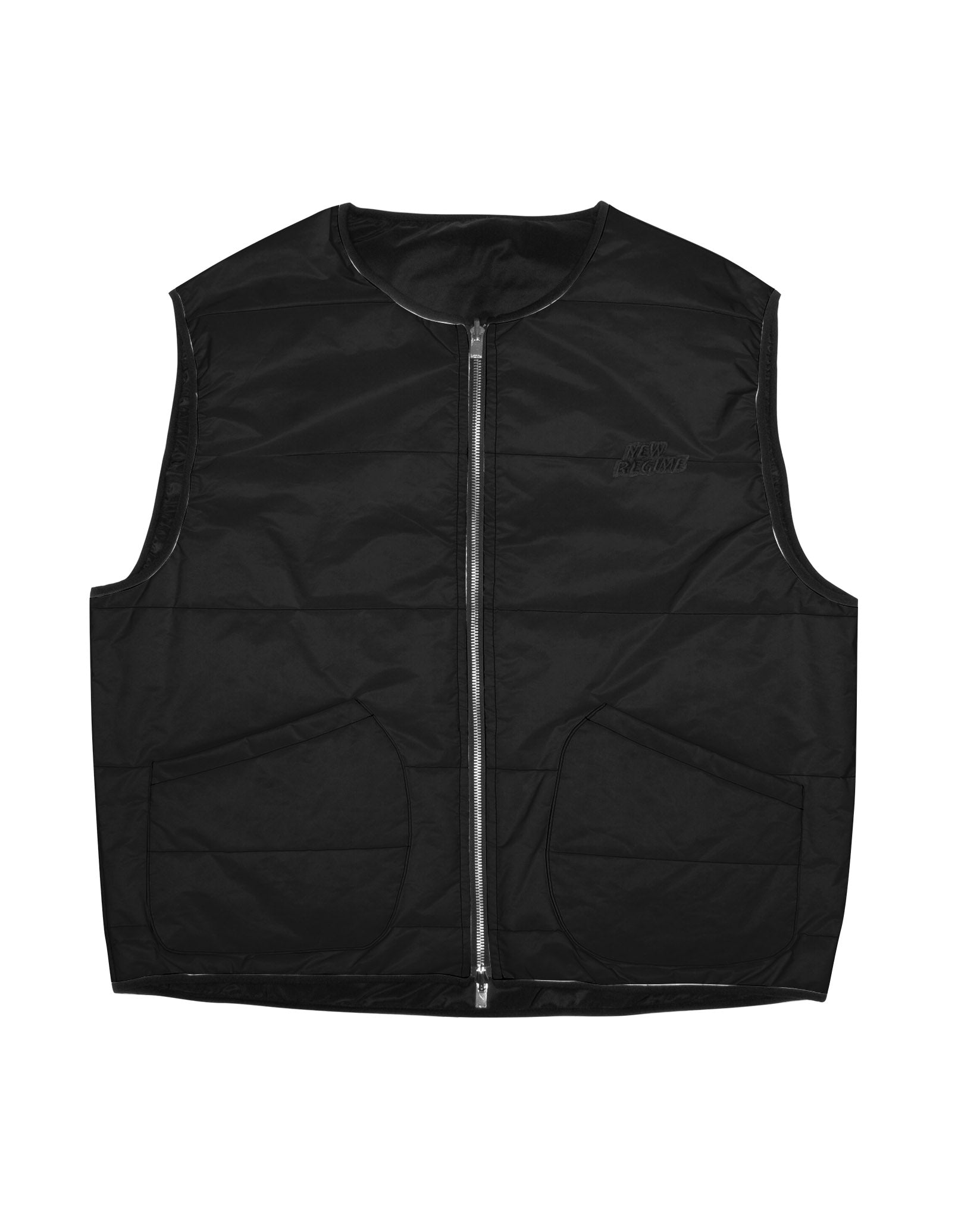 Signature Logo Reversible Puffer Vest